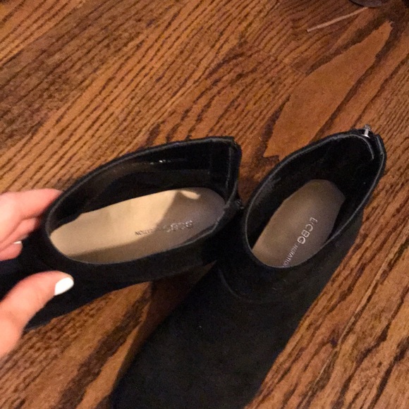 Black suede booties - Picture 2 of 5